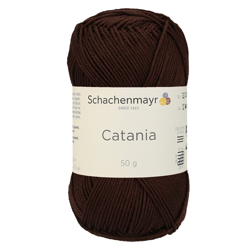 Catania | Baumwolle | 125m/50g | Farbe 162 - Kaffee