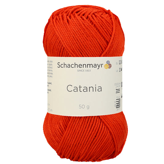 Catania | Baumwolle | 125m/50g | Farbe 390 - Tomate