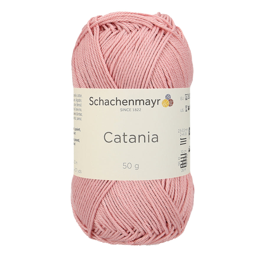 Catania | Baumwolle | 125m/50g | Farbe 408 - Altrosa