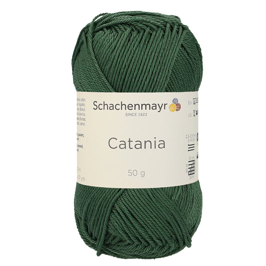 Catania | Baumwolle | 125m/50g | Farbe 419 - Tannenbaum