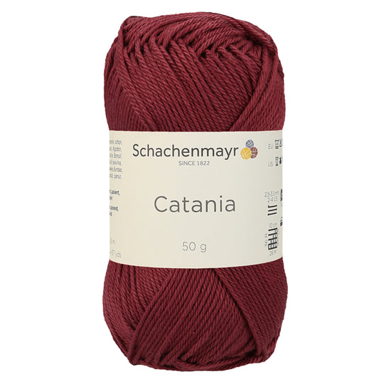 Catania | Baumwolle | 125m/50g | Farbe 425 - Burgund