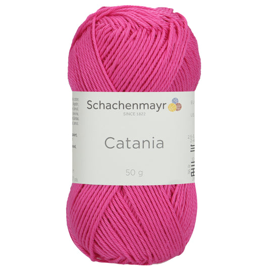 Catania | Baumwolle | 125m/50g | Farbe 444 - Neon Pink