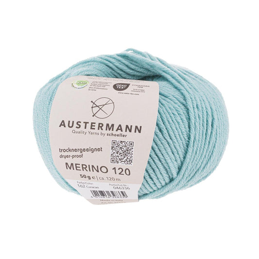Austermann Merino 120 | Merinowolle 120m/50g | Farbe 162 - curacao