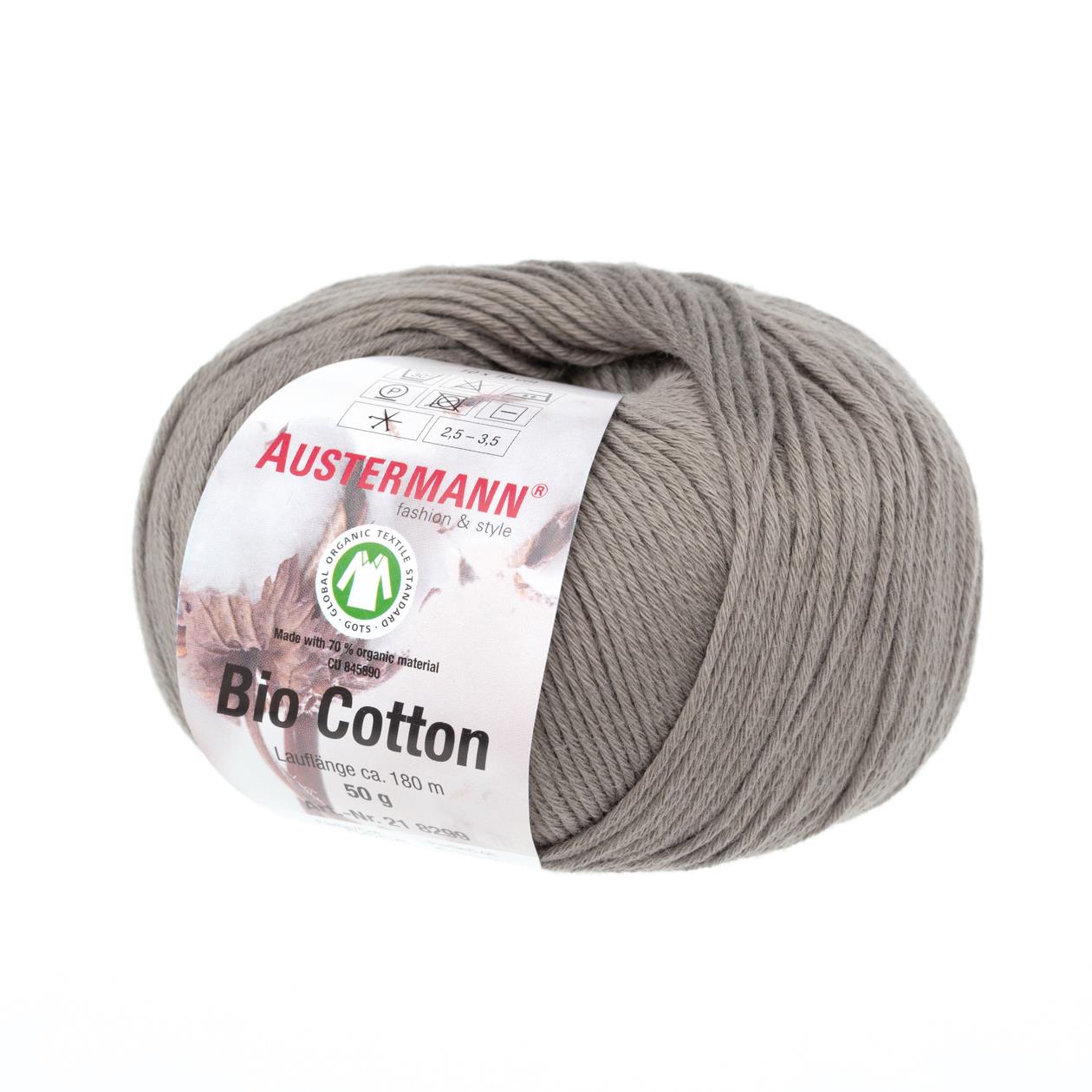 Gots Organic Cotton Uni | 180M - 50G | 06 - Taupe