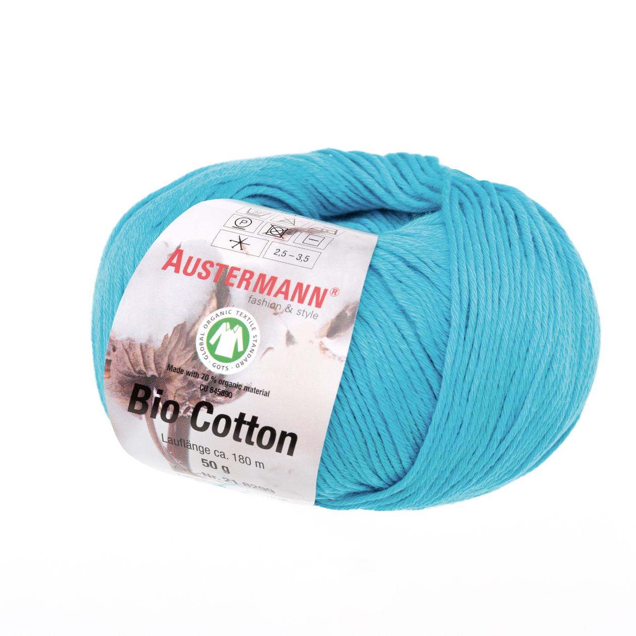Gots Organic Cotton Uni | 180M - 50G | 17 - Turquoise