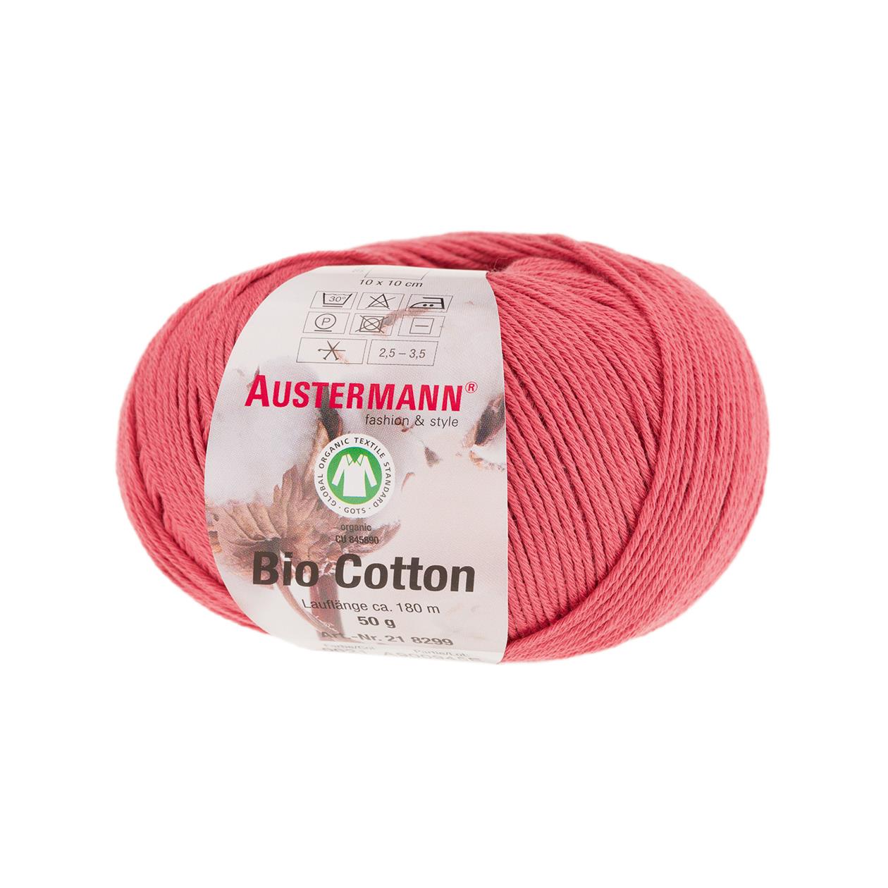 Gots Organic Cotton Uni | 180M - 50G | 21 - Coral