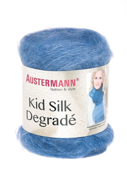 Kid Soie Dégradée | 425M - 50G | 103 - Bleu