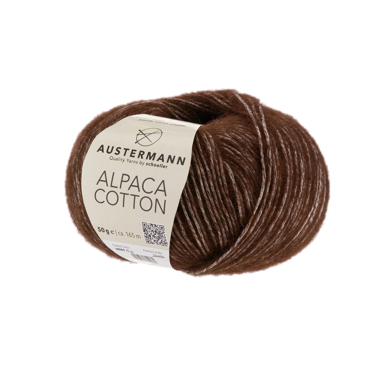 Alpaca Cotton | 165 M - 50 G | 06 - Kaffee - Strickwolle - Handarbeiten - 1