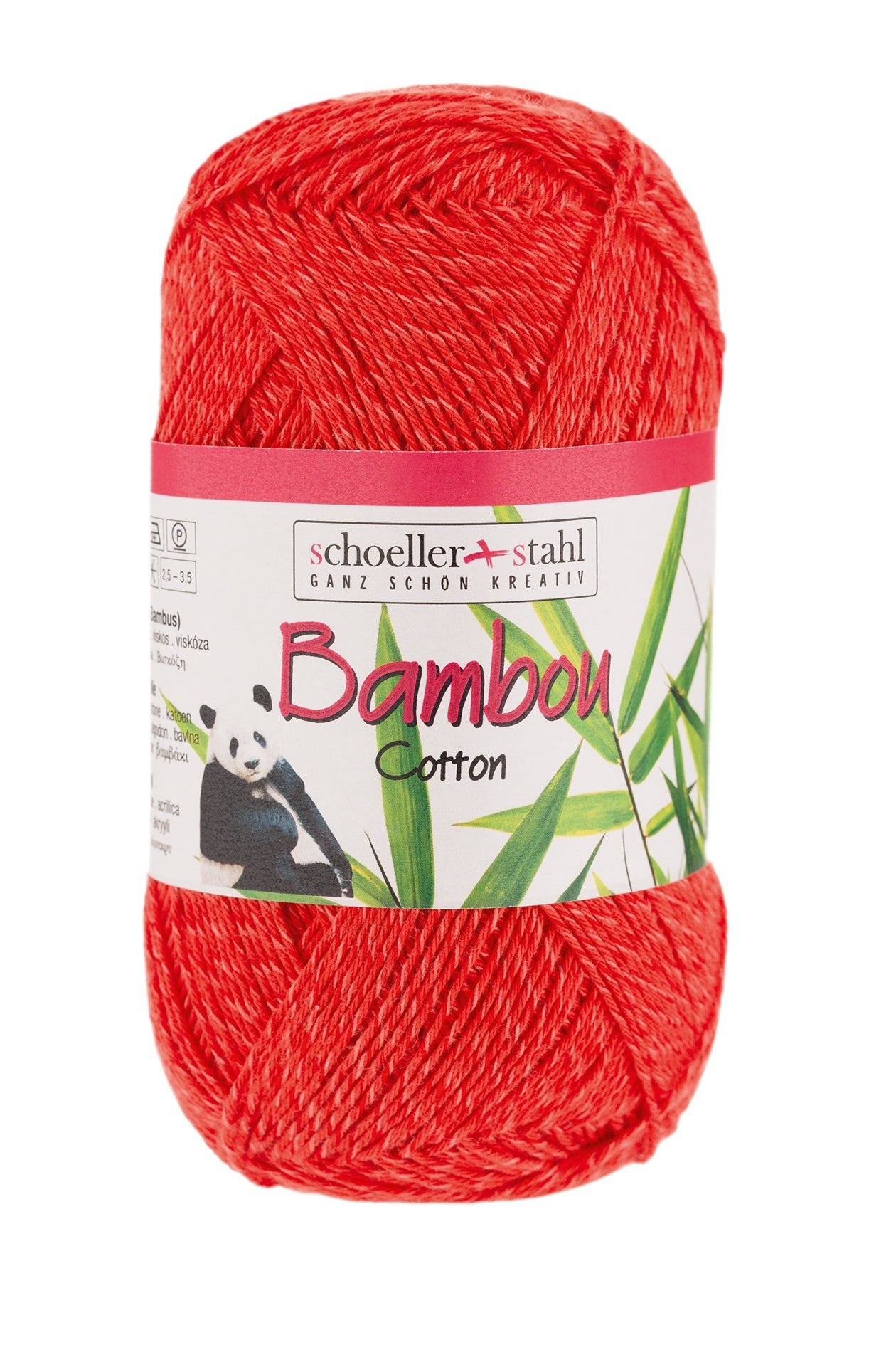 BAMBOU COTTON 100G | Farbe 08 - ROT - Handarbeiten - 1
