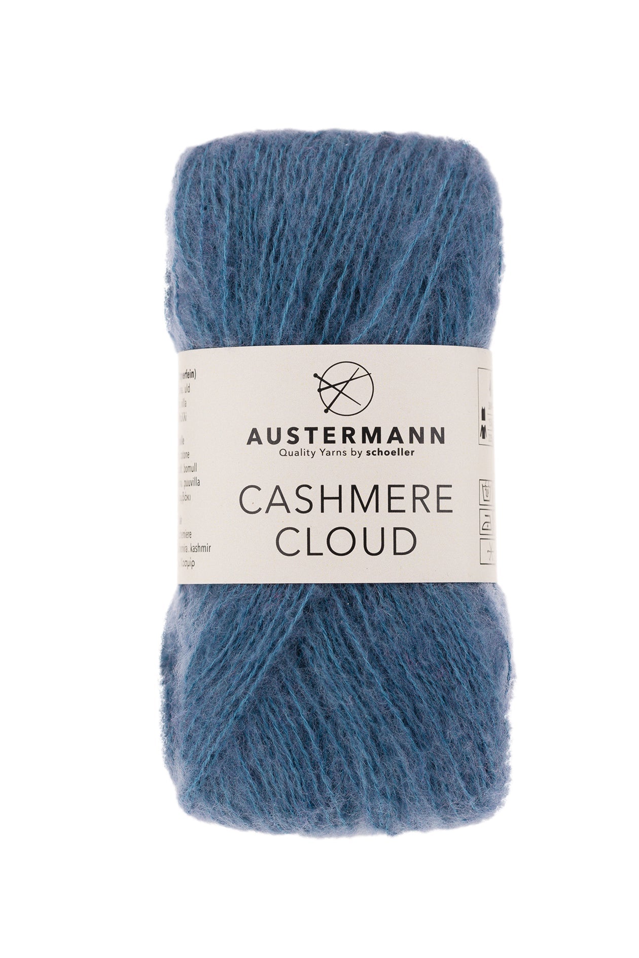 Cashmere Cloud | 180M - 25G | 12 - Blau - Strickwolle - Handarbeiten - 1