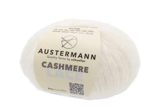 Cashmere Lace Garn | 200m/20g | Farbe: 1 - natur - cashmere - Handarbeiten - 1