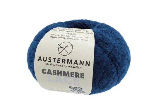 Cashmere Lace Garn | 200m/20g | Farbe: 7 - dunkelblau - cashmere - Handarbeiten - 1