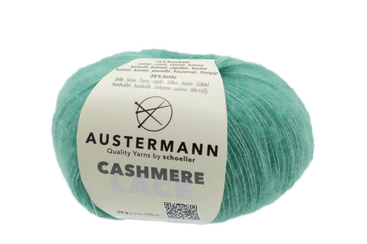 Cashmere Lace Garn | 200m/20g | Farbe: 8 - ozean - cashmere - Handarbeiten - 1