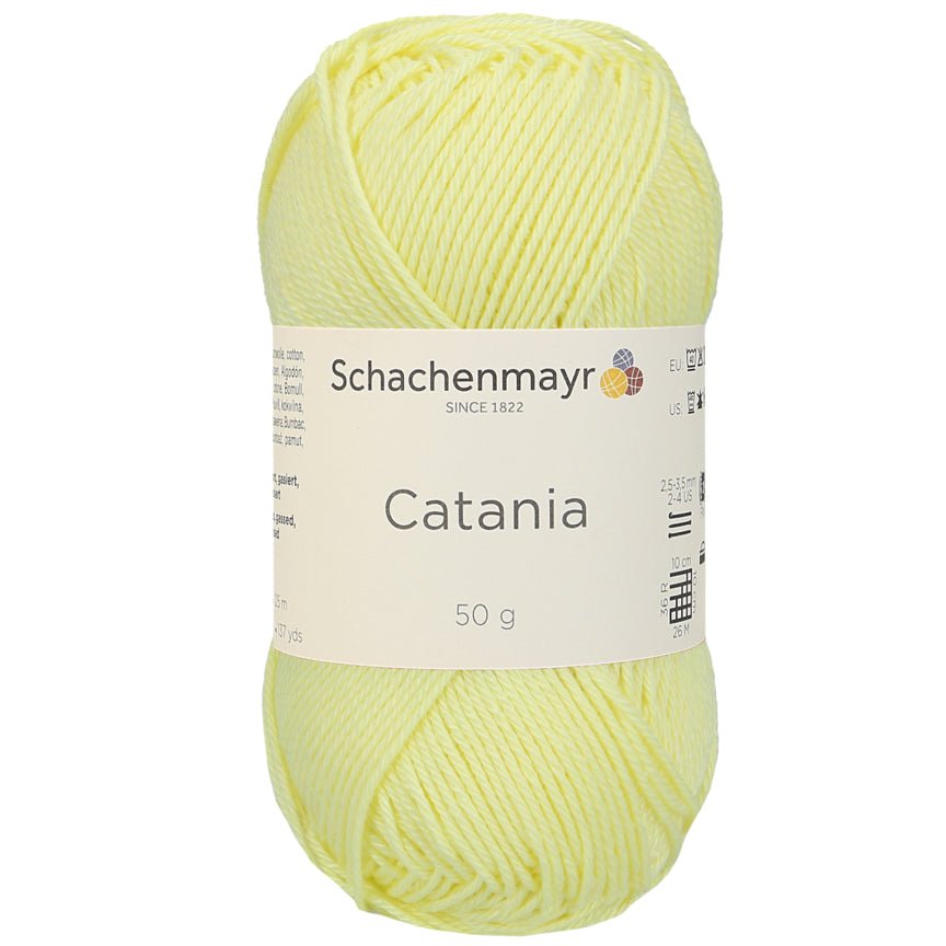Catania | Baumwolle | 125m/50g | Farbe 100 - Mimose - Handarbeiten - 1