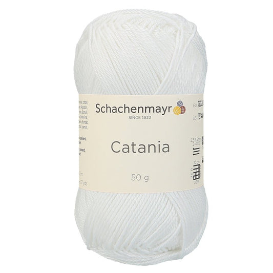 Catania | Baumwolle | 125m/50g | Farbe 106 - Weiß - Handarbeiten - 1