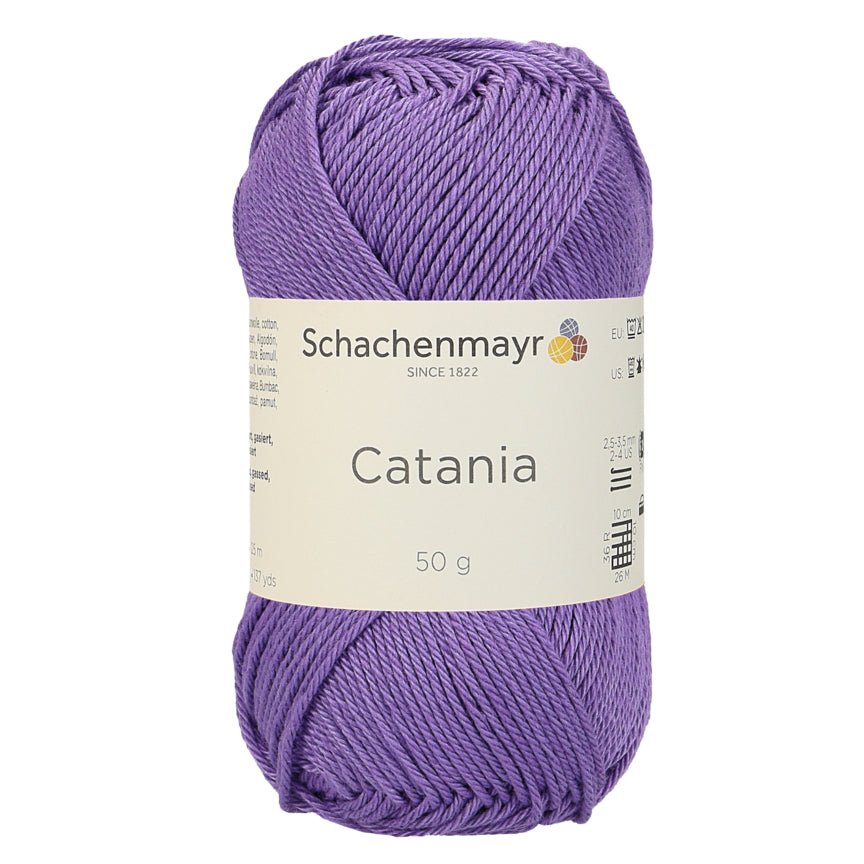 Catania | Baumwolle | 125m/50g | Farbe 113 - Violett - Handarbeiten - 1