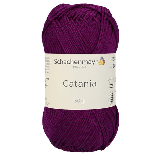 Catania | Baumwolle | 125m/50g | Farbe 128 - Fuchsia - Handarbeiten - 1