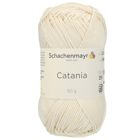Catania | Baumwolle | 125m/50g | Farbe 130 - Creme - Handarbeiten - 1