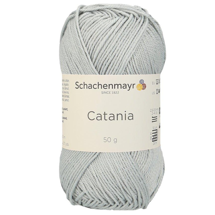 Catania | Baumwolle | 125m/50g | Farbe 172 - Silber - Handarbeiten - 1