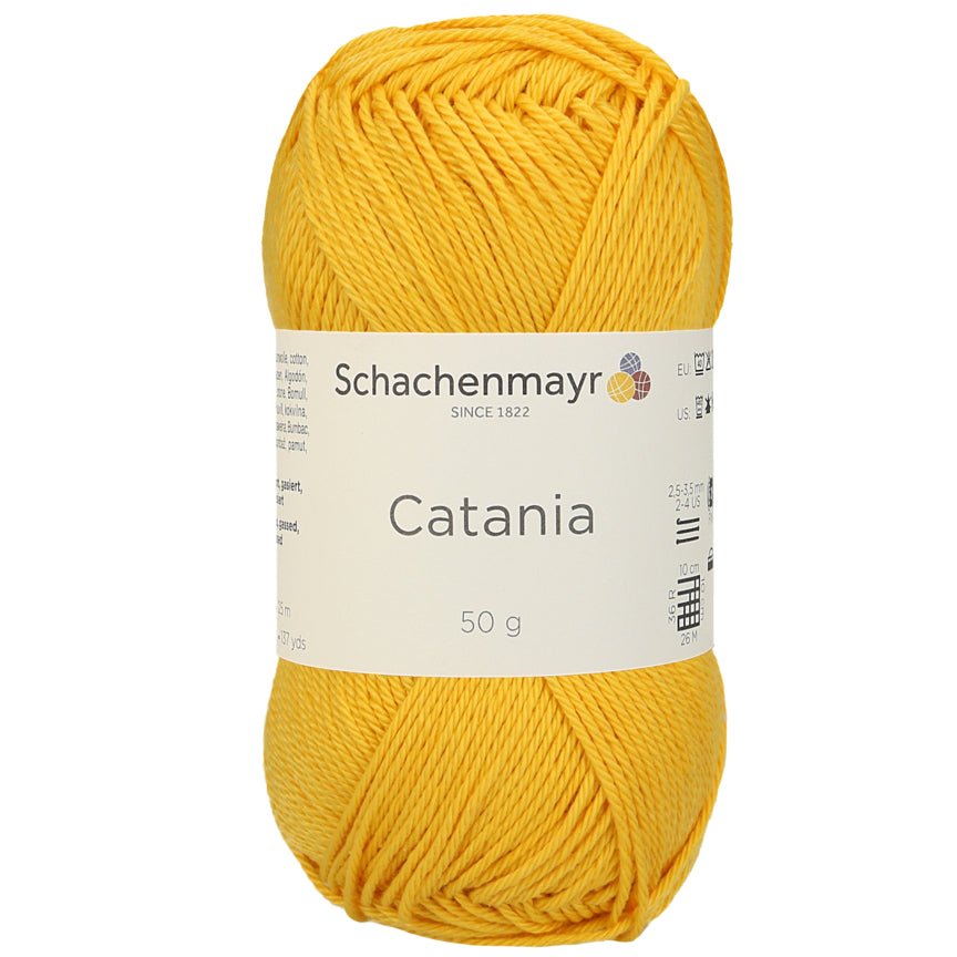 Catania | Baumwolle | 125m/50g | Farbe 208 - Sonne - Handarbeiten - 1