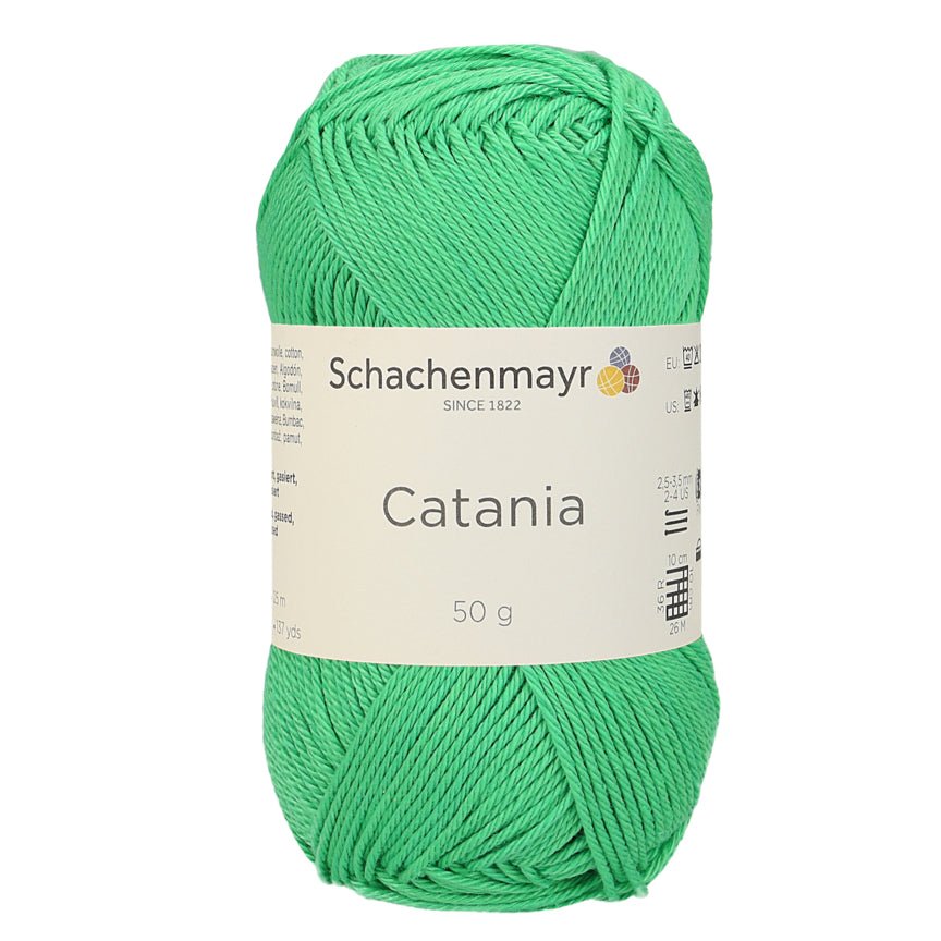 Catania | Baumwolle | 125m/50g | Farbe 389 - Maigrün - Handarbeiten - 1