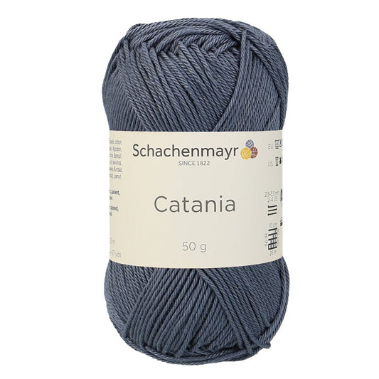 Catania | Baumwolle | 125m/50g | Farbe 393 - Graphit - Handarbeiten - 1