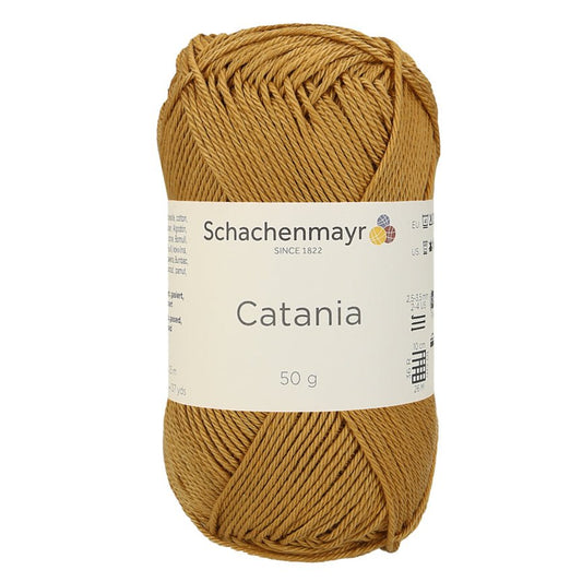 Catania | Baumwolle | 125m/50g | Farbe 431 - Curry - Handarbeiten - 1
