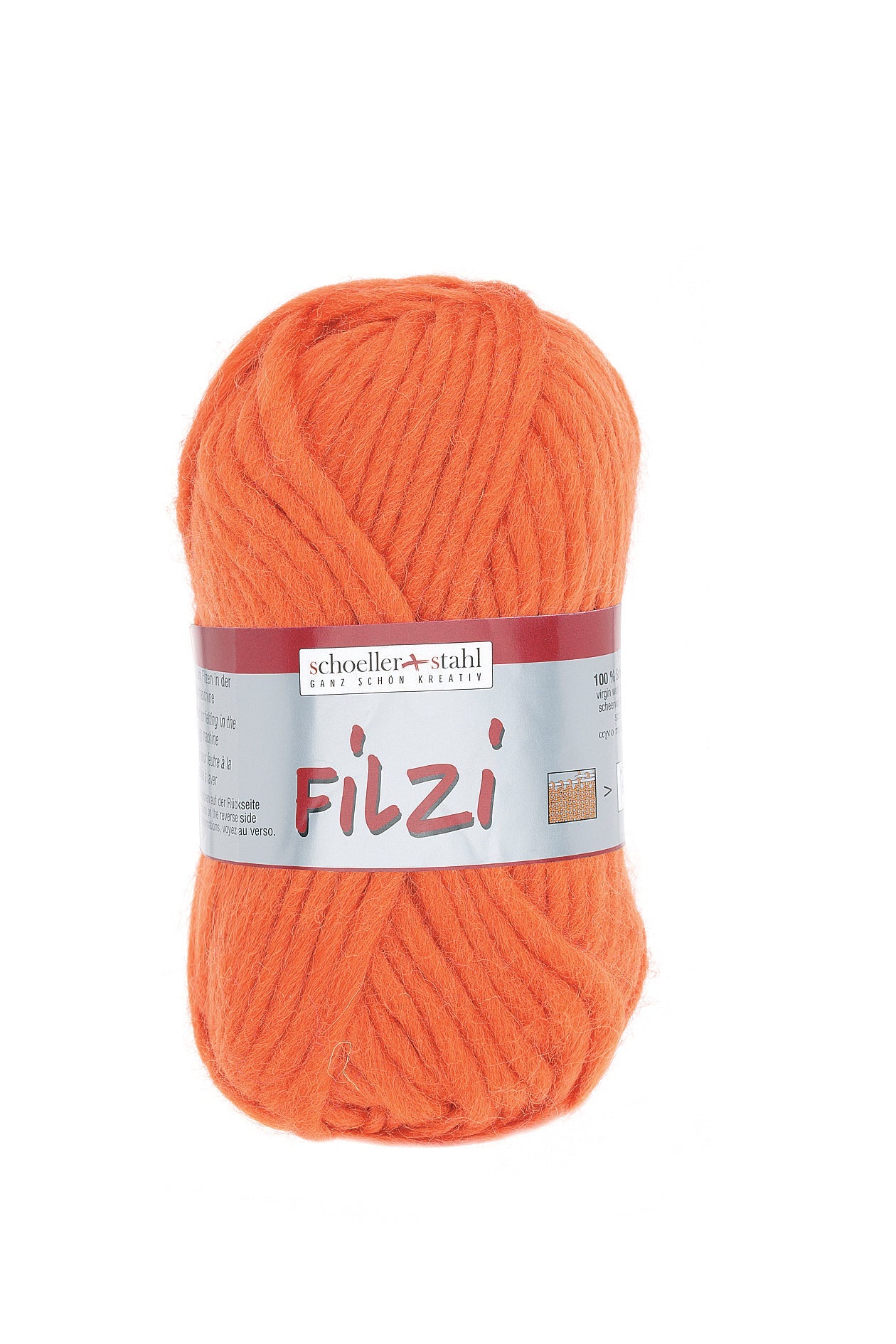 FILZI 50g | Farbe 07 - ORANGE - Filzwolle - Handarbeiten - 1