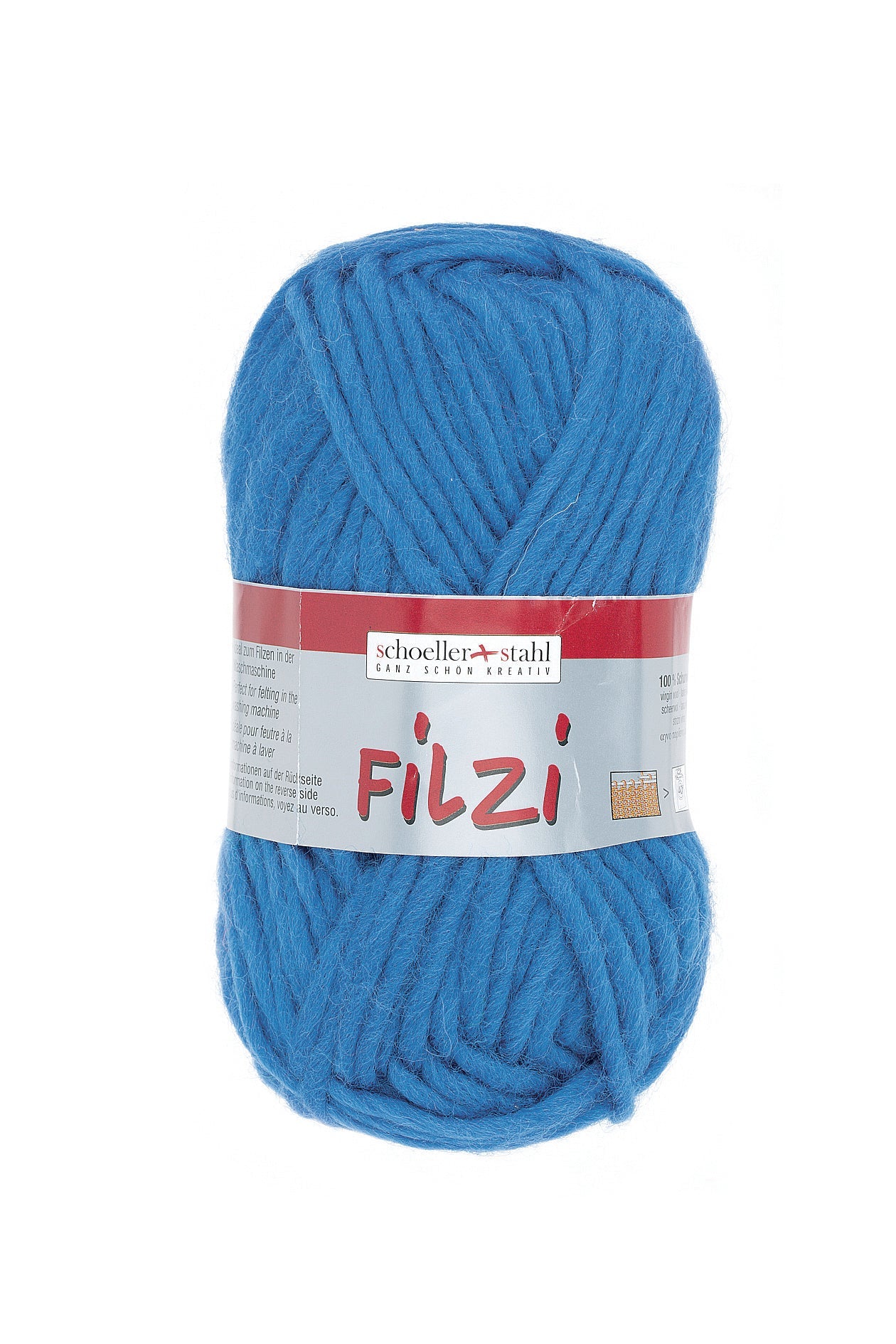 FILZI 50g | Farbe 49 - ELECTRIC BLUE - Filzwolle - Handarbeiten - 1