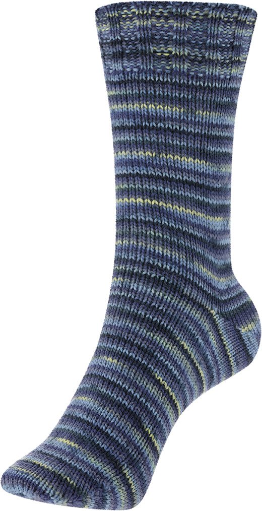 Fortissima 4 - fach Merino - Sockenwolle 100g | Farbe 101 - DENIM - Handarbeiten - 2