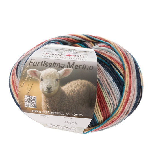 Fortissima 4 - fach Merino - Sockenwolle 100g | Farbe 110 - ACHAT - Handarbeiten - 1