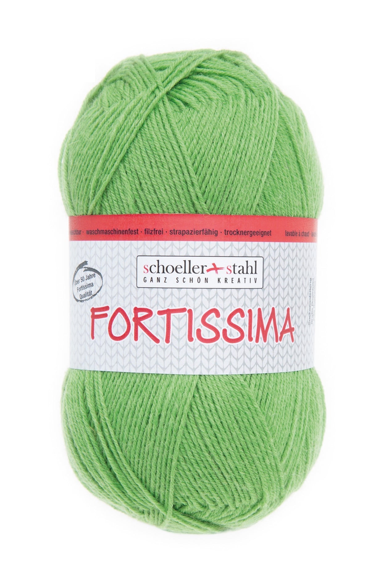 Fortissima 4 - fach Uni - Sockenwolle 100g | Farbe 2006 - GRAS - Handarbeiten - 1