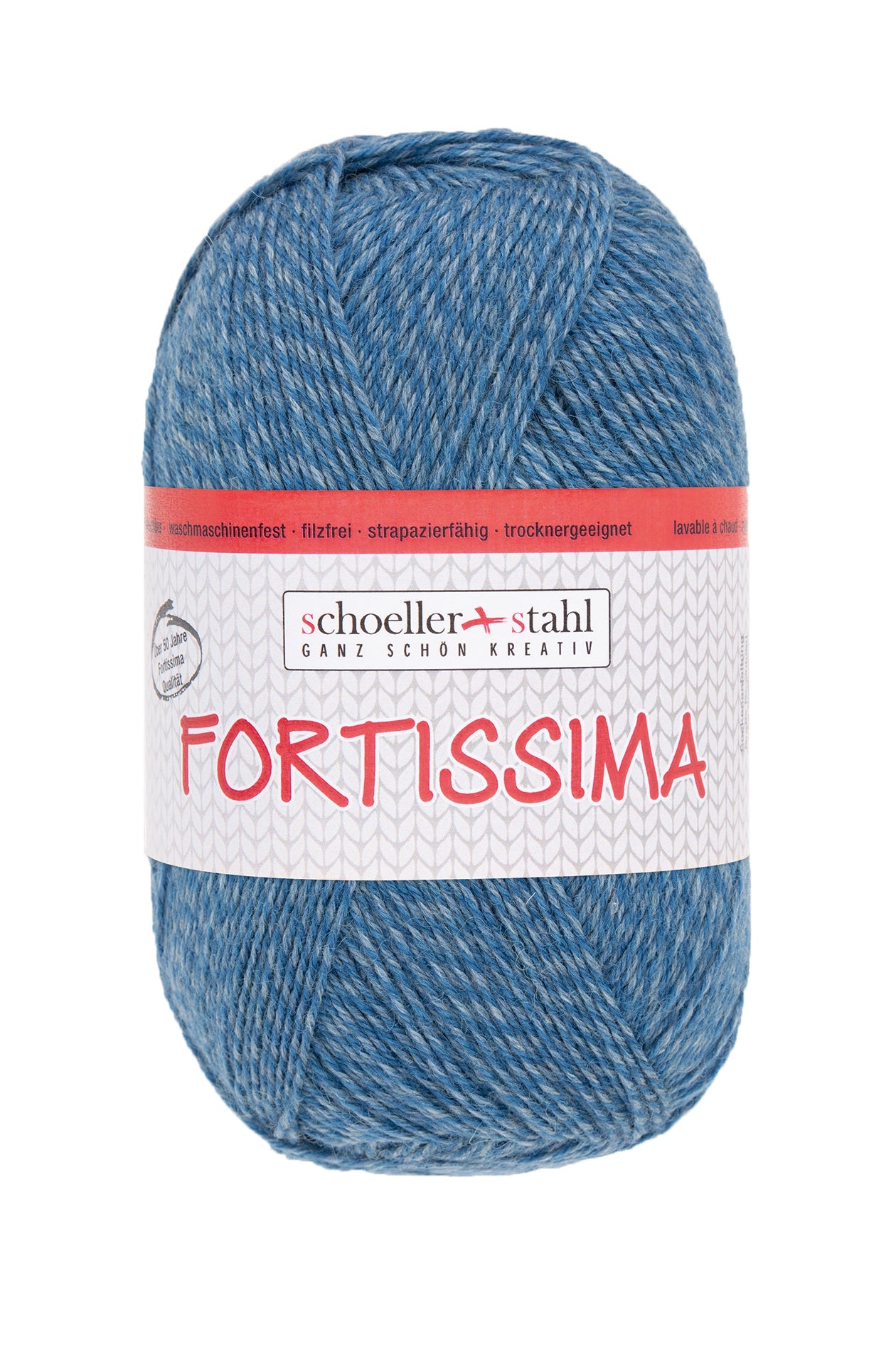 Fortissima 4 - fach Uni - Sockenwolle 100g | Farbe 2031 - POLAR - MOULINÉ - Handarbeiten - 1