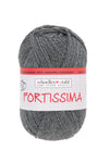 Fortissima 4 - fach Uni - Sockenwolle 100g | Farbe 2057 - MITTELGRAU - MELIERT - Handarbeiten - 1