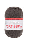 Fortissima 4 - fach Uni - Sockenwolle 100g | Farbe 2070 - MOKKA - MELIERT - Handarbeiten - 1