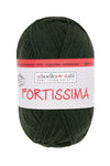 Fortissima 4 - fach Uni - Sockenwolle 100g | Farbe 2091 - JAGD - Handarbeiten - 1