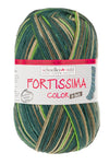 Fortissima 6 - fach bunte Sockenwolle 150g | Farbe 167 - DSCHUNGEL - Handarbeiten - 1