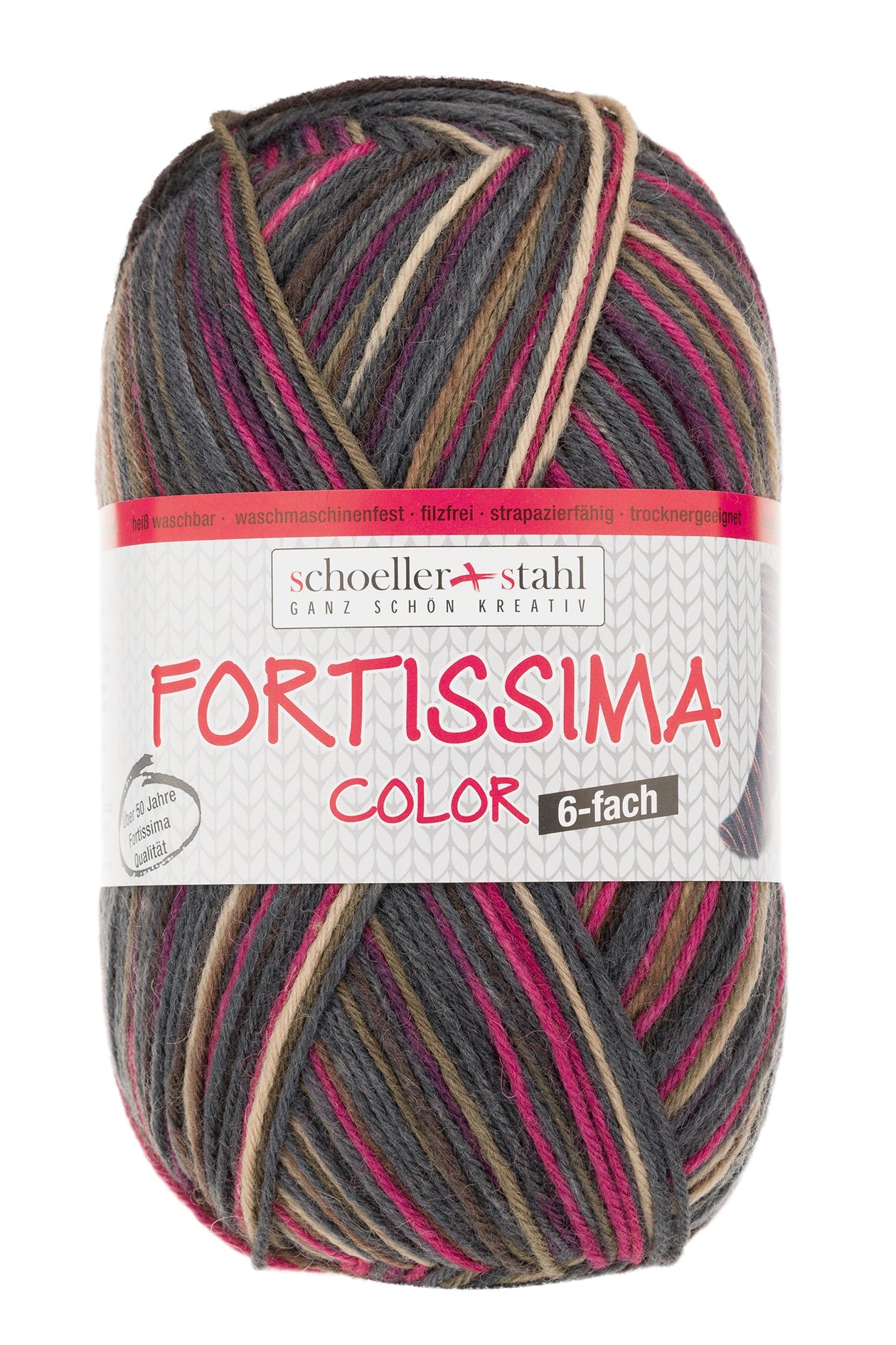 Fortissima 6 - fach bunte Sockenwolle 150g | Farbe 168 - EXPEDITION - Handarbeiten - 1