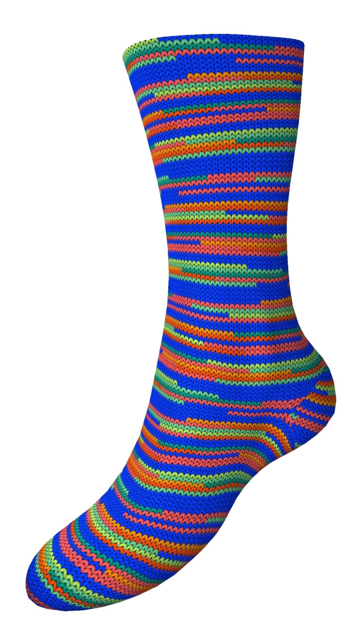 Fortissima 6 - fach bunte Sockenwolle 150g | Farbe 231 - COBALT - Handarbeiten - 2