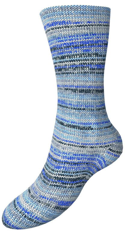 Fortissima 8 - fach bunte Sockenwolle 150g | Farbe 806 - BACHLAUF - Handarbeiten - 2