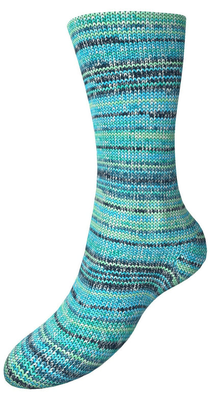 Fortissima 8 - fach bunte Sockenwolle 150g | Farbe 809 - SEE - Handarbeiten - 2