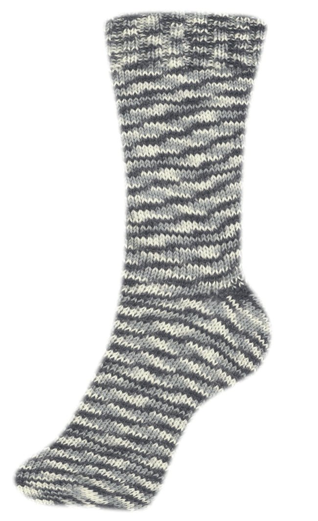 Fortissima bunte 4 - fach Sockenwolle | Farbe 2407 - GREY - Handarbeiten - 2