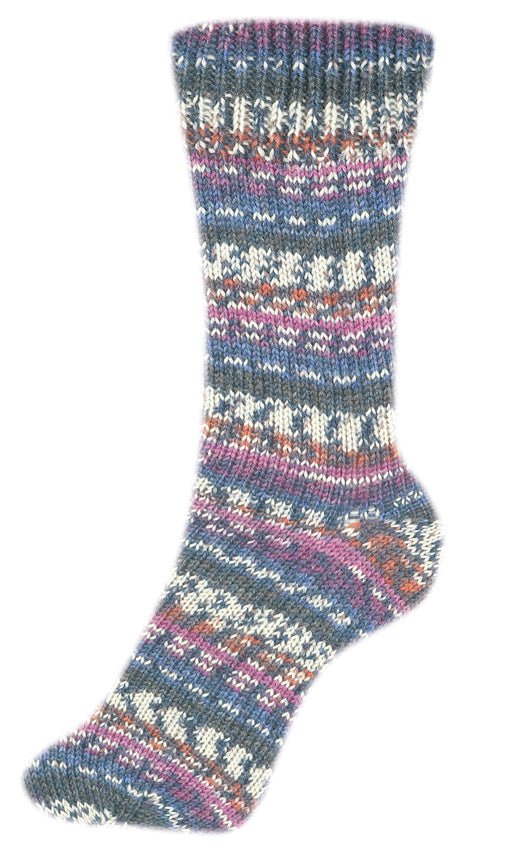 Fortissima bunte 4 - fach Sockenwolle | Farbe 2481 - HOLUNDER - Handarbeiten - 2