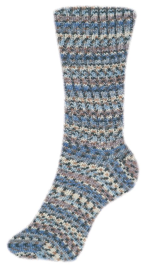 Fortissima bunte 4 - fach Sockenwolle | Farbe 2483 - KIESEL - Handarbeiten - 2