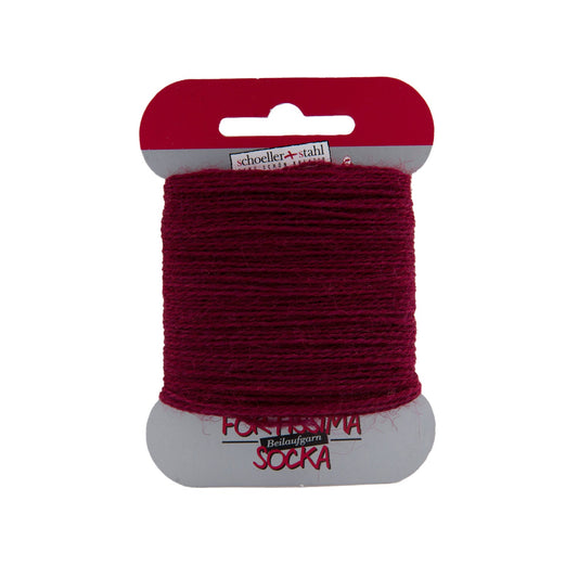 Fortissima Socken - Beilaufgarn 40m/5g | Farbe 1011 - RUBIN - Handarbeiten - 1