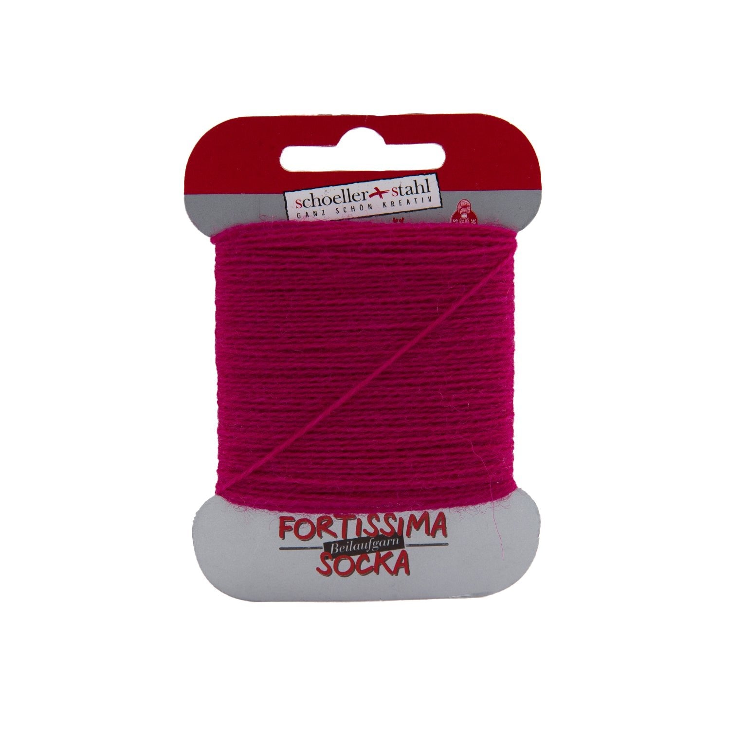 Fortissima Socken - Beilaufgarn 40m/5g | Farbe 1012 - FUCHSIE - Handarbeiten - 1