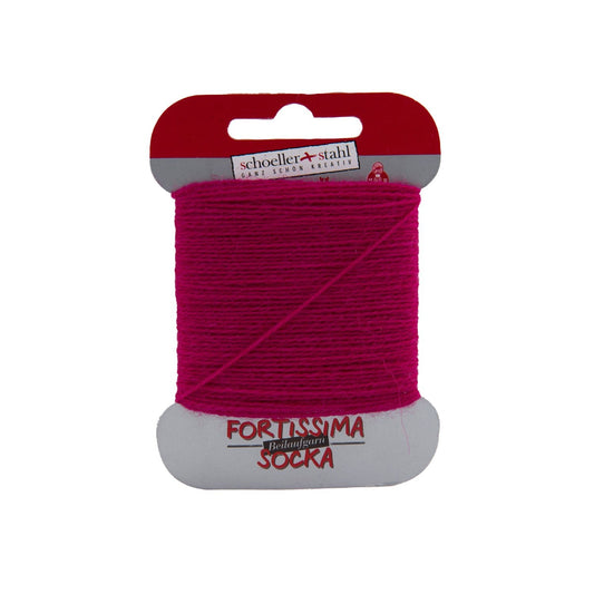 Fortissima Socken - Beilaufgarn 40m/5g | Farbe 1012 - FUCHSIE - Handarbeiten - 1