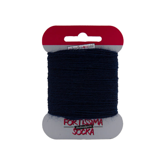 Fortissima Socken - Beilaufgarn 40m/5g | Farbe 1040 - NACHTBLAU - Handarbeiten - 1