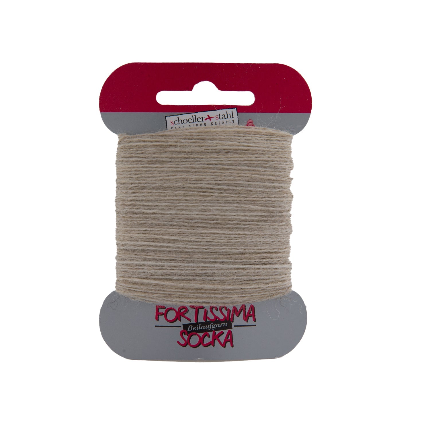 Fortissima Socken - Beilaufgarn 40m/5g | Farbe 1073 - SAND - MELIERT - Handarbeiten - 1