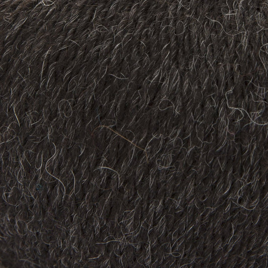 ggh Baby Alpaka natur | 100% Baby Alpaka Wolle | 100m/50g | 007 - Dunkelbraum meliert - Handarbeiten - 3